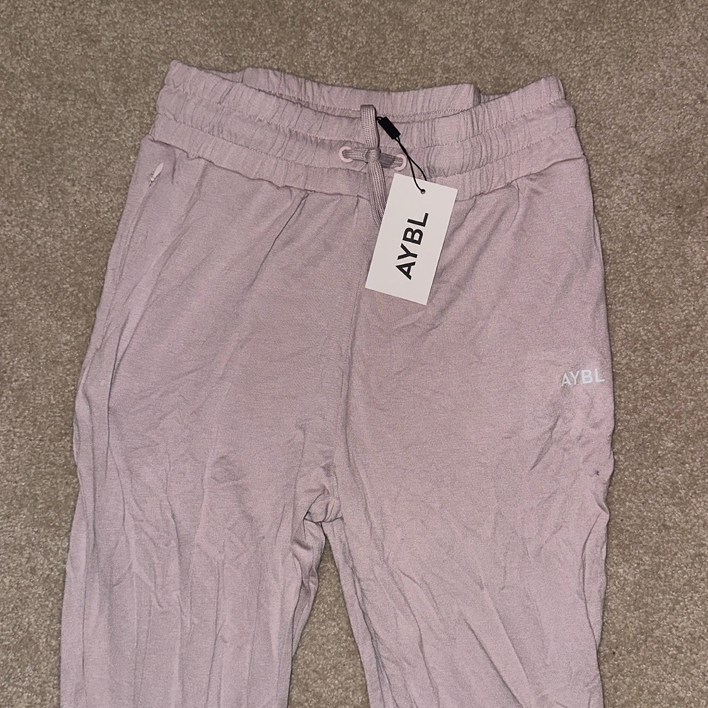 AYBL joggers brand new tag still on size medium color pink